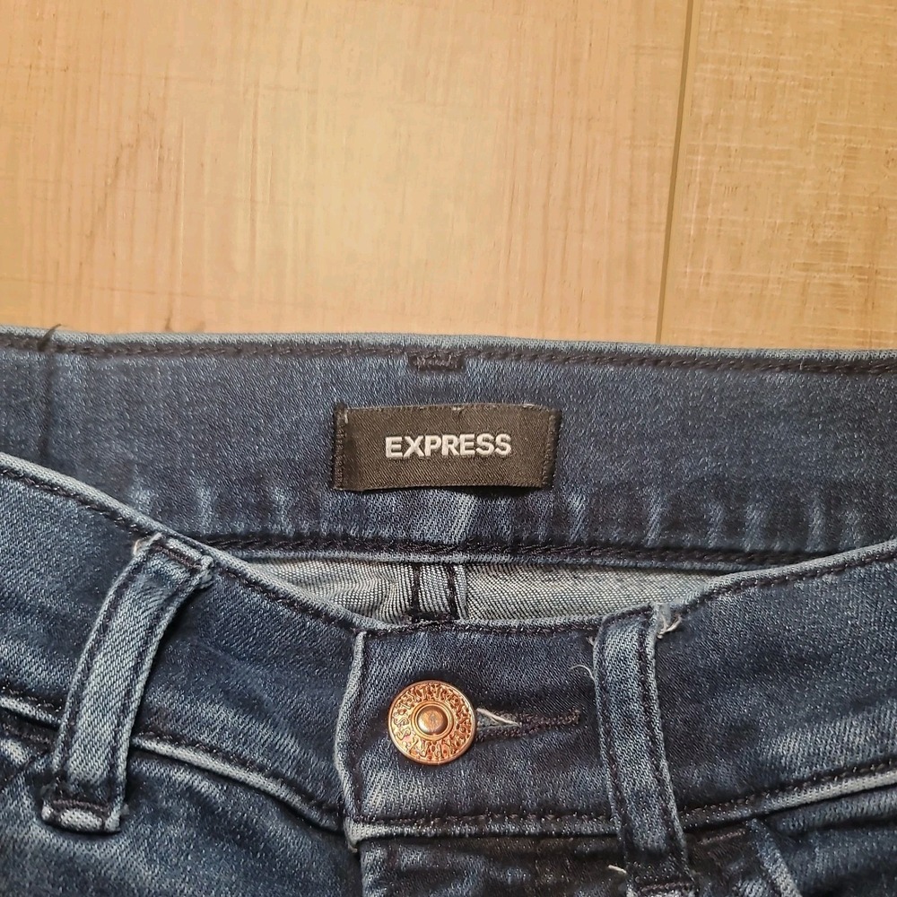 Express High Rise Bell flare Jeans Women's 4 - Picture 3 of 7